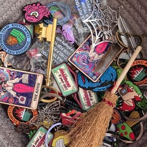 Colorful Enamel Pin Collection